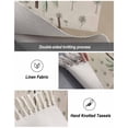 thumbnail image 5 of Summer Palm Tree Bath Rug 2x3ft Woven Bathroom Entryway Runner Rug,Farmhouse Green Tropical Plants Washable Living Room Hallway Bedroom Kitchen Carpet with Tassels,Indoor Outdoor Throw Doormat, 5 of 5
