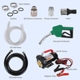 thumbnail image 5 of Heavy DutyBoxPump Kit,10GPM/40LPMSelf-Priming DC 12V,Carrying Case Includes PortableClamps, Aluminum Auto Nozzle,Suction Hose with, 5 of 8