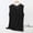 Black, variant on Women Sleeveless Tank Pajamas Plus Size Loose Thin Cut Casual Home Sleepwear