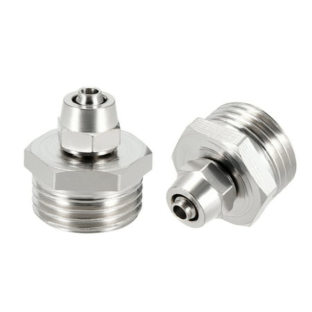 

Reusable Fitting Quick Coupler 1/2 G Male x 13/64 Hose ID Air Hose Plugs 2pcs