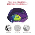 thumbnail image 5 of Disketp Astronaut On Mission In Outer Space Shower Caps,Reusable Shower Cap For Women, Double Layer Waterproof Hair Cap, Large Size For All Hair Lengths,For Girls Spa Home Salon Use, 5 of 9