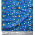 thumbnail image 1 of Soimoi polyester Crepe Fabric Birthday Theme Party Print Fabric by Yard 52 Inch Wide, 1 of 5