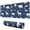 Dark Blue Christmas, variant on Long Mouse Pads for Desk,Green Christmas Tree Pattern Desk Mats on Top Of Desks, Desk Mouse Pad Extra Large with 3mm Non-Slip Base and Stitched Edge for Gaming,Office,Work,Home 31.5x11.8in