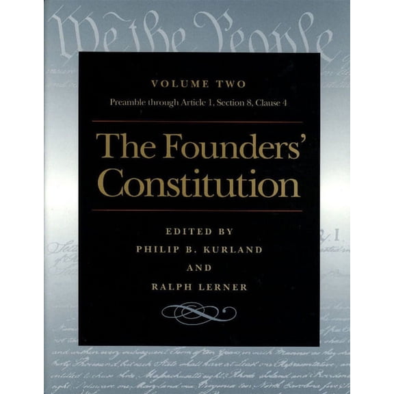 FOUNDERS' CONSTITUTION VOL 2, THE (Paperback)