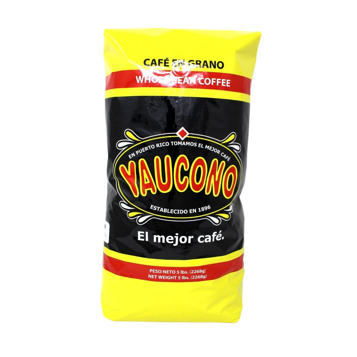 Cafe Yaucono Original Coffee Beans 5 Pounds