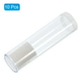 thumbnail image 3 of Uxcell Round Coin Tubes Coin Storage Tubes Coin Holders Containers Fit 25mm Coins, Clear 10 Pack, 3 of 7