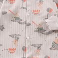 thumbnail image 7 of 6-9 Months Unisex Newborn Fall Winter Cartoon Printed Romper,Full Snap Front Bodysuit,Thermal Soft Cotton Long Sleeve Baby Jumpsuit for Infant 3 6 9 12 18 Months,Light Gray, 7 of 7