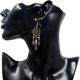 thumbnail image 2 of Vintage Ethnic Golden Leaf Dangle Drop Earrings Hanging For Women, 2 of 5