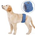 thumbnail image 4 of Pañal fisiológico para perros, lavable y reutilizable, para mascotas grandes azul M, 4 of 8