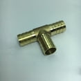thumbnail image 4 of Conector en T Baoblaze Latón Dorado 14 14mm, 4 of 8