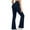 Navy, variant on Hvyesh Women High Waisted Flare Leggings Skinny Yoga Pants Bell Bottom Palazzo Bootcut Pants Compression Workout Joggers Pants