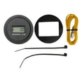 thumbnail image 1 of Tach Hour Meter LCD Display Round High Accuracy RPM Hour Gauge for Motorcycle ATV Outboard Generator Lawn Mower, 1 of 11