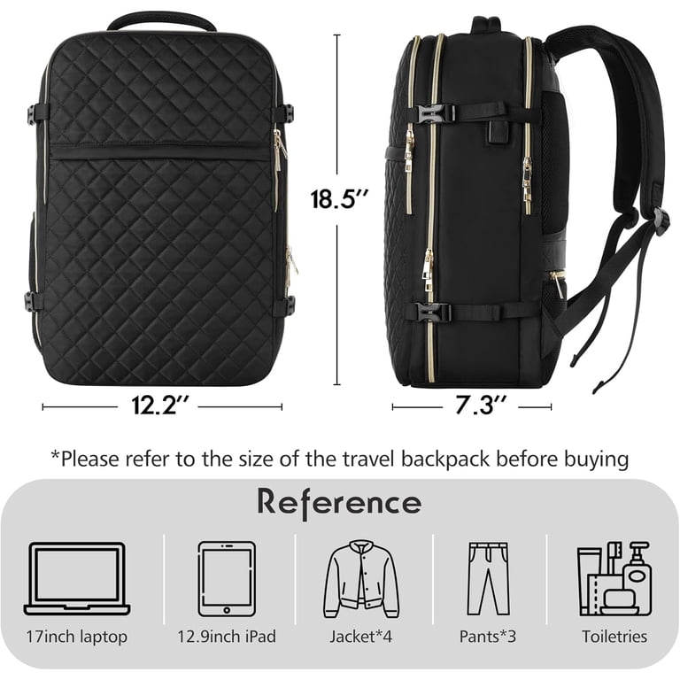 MOMUVO Travel Backpack Women Flight Approved Carry On  display picture 3
