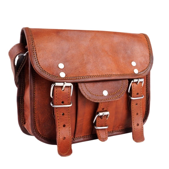 9" Wide Satchel with Front pocket