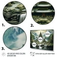 thumbnail image 3 of Designart "Asian Art Natures euphony I" Asian Floater Framed Wall Art Living Room, 3 of 7