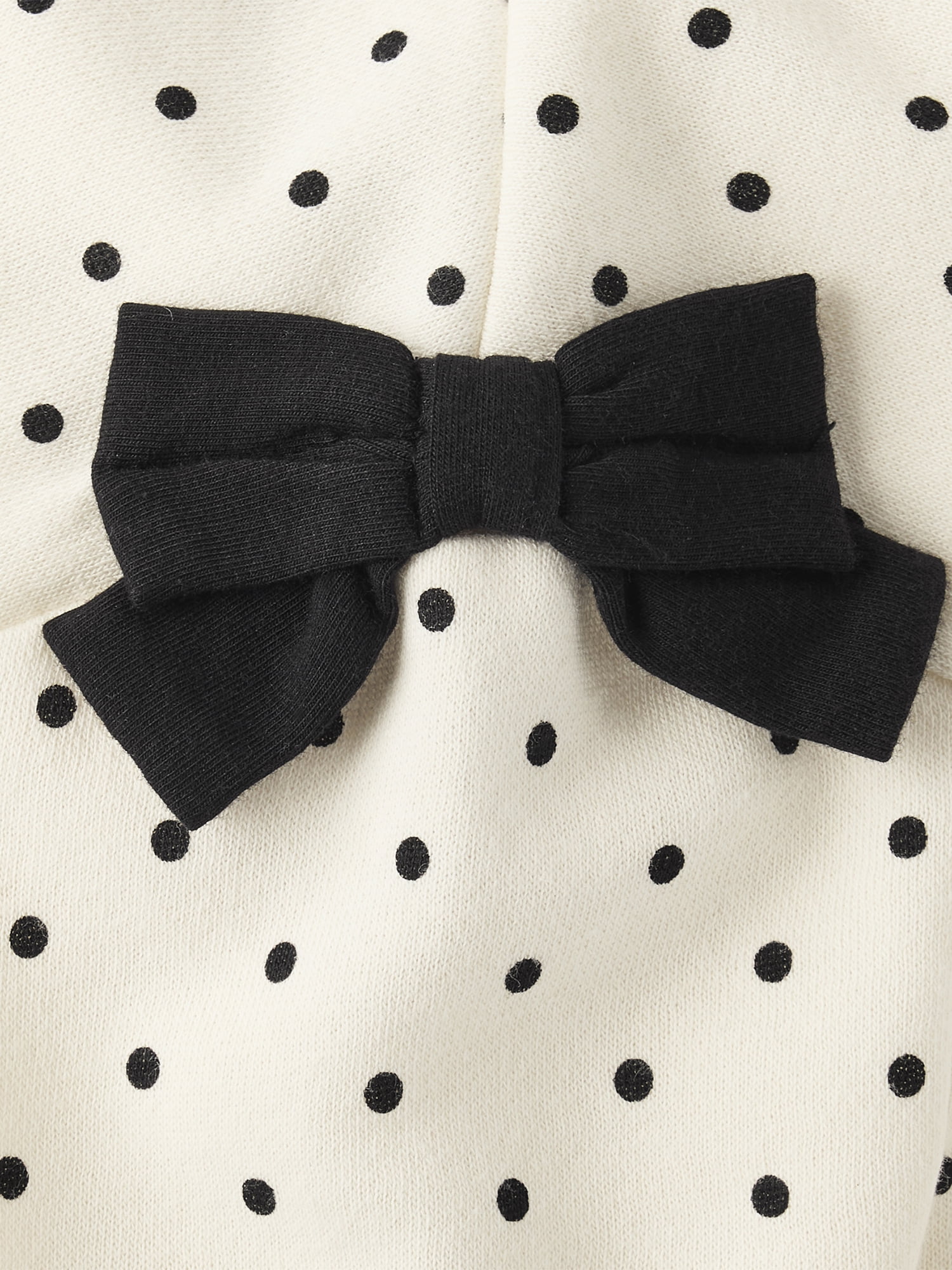 The Children's Place Toddler Girls Long Sleeve Polka Dot Bow Outfit Set, 2-Piece, Sizes 12M-5T
