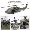 thumbnail image 3 of Helicopter Model Toy, Kids Alloy Diecast Sound Light Armed Attack Helicopter Toy For Home Decoration Colllection, 3 of 8