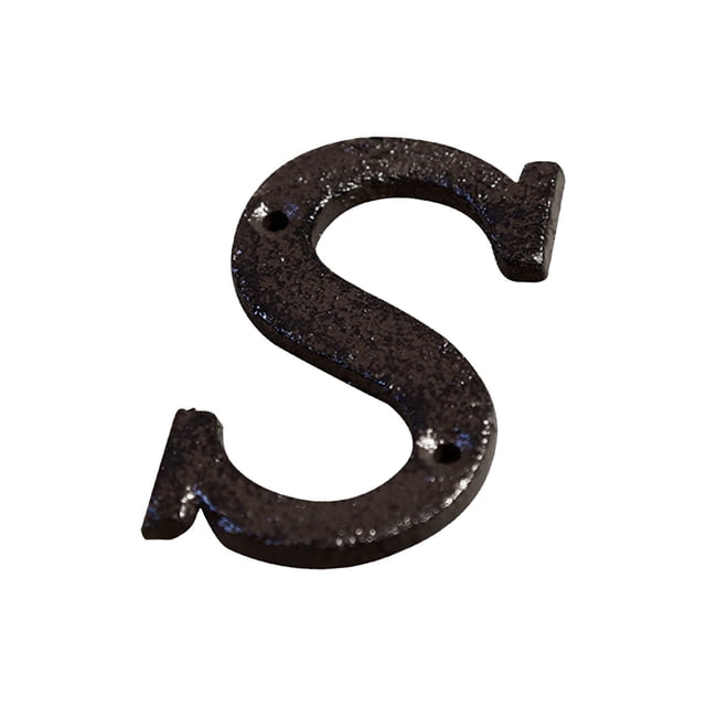 Vintage Cast Iron House Numbers - DIY Customizable Letters for Outdoor Address Signs and Garden Decor