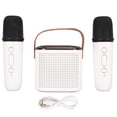 thumbnail image 2 of Portable BT Speaker With Microphone Set, Home Karaoke Machine, Mini Karaoke Machine Stereo With RGB Light 2  Microphones For Home Party Birthday, 2 of 8