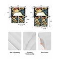thumbnail image 6 of Vintage Sunflower Rooster Kitchen Curtains Sets 36 Inch Length with Valance, Pastoral Watercolor Buffalo Swag Valances and Tiers Curtain Set Drapes Swag Curtains for Living Room, Bathroom, Bedroom, 6 of 6