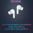thumbnail image 6 of Bluetooth True wireless earbuds-in-Ear, wireless charging ,Active noise cancellation, transparency mode ,dual microphone ,sweat proof. Color : White, 6 of 6