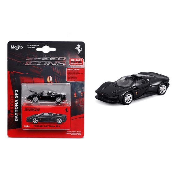 Maisto 1:64 Speed Icons Ferrari Daytona SP3 – Black