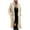 Beige, variant on successthop Womens Fleece Jackets Long Button Robe Jacket without Hood Plain Warm Coats Long Thermal Outwear Fuzzy Long Sleeve Winter Clothes Collar Jacket Soft Comfy Top Beige