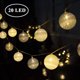 thumbnail image 1 of Guirnalda de luces decorativas con forma de globo de cristal, impermeable, funciona con pilas, para decoración de exteriores, con control remoto, para fiestas, bodas y Navidad, 1 of 8