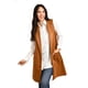 thumbnail image 1 of Chaleco largo tipo gamuza Roman Fashion /Juvenil, 2715 (Café) cafe M, 1 of 5