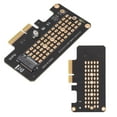 thumbnail image 1 of NVMe M.2 To PCIE3.0 Riser Card, Black Colour PCI Express Riser Card 32Gbps High Speed Multiple  Cooling PCB Material  for Win for OS X, 1 of 7