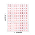 thumbnail image 4 of 3200 unids 10 mm autoadhesivo adhesivo flecha rojo etiquetas extraíbles Pequeño círculo Pegatinas de puntos Inspección de producto Indicador de defectos Cinta (blanco + rojo), 4 of 7