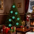 thumbnail image 7 of Ltvvegg Christmas Balls Ornaments, 4.72in Large Christmas Decorations Tree Shatterproof Christmas Ball Ornaments for Wedding Holiday Halloween Party Indoor Outdoor Decor, Green, 7 of 7