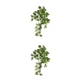 thumbnail image 4 of QualitChoice Fake Plants Artificial Plant Flower Simulation Leaf Hanging Wedding Photography Rattan Indoor Bathroom Balcony Green 2PCS, 4 of 6