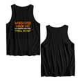 thumbnail image 4 of When God Made Me He Grinned and Said This'll Be Fun Religious Christian T-Shirt Funny Sarcastic Saying Women's Tank Top L, 4 of 6
