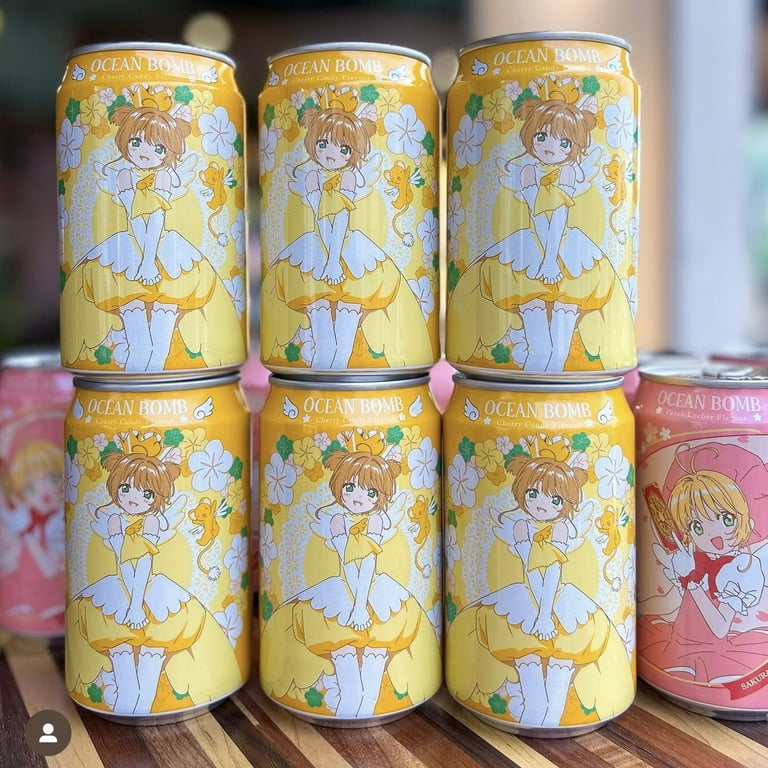 Ocean Bomb Cardcaptor Sakura Sparkling Water Cherry Candy Flavor