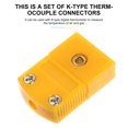 thumbnail image 2 of MasteelfCA 4pcs Plastic Case K Type Thermocouple Wire Connector Cable Connector Adapter, 2 of 7