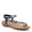 BLACK, variant on Sanjuan Women’s Jeweled Demi Wedge Sandal with Soft Cushioned Ease