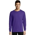 thumbnail image 1 of Hanes T-Shirt pour Hommes 5,2 oz Comfortsoft, Poids Lourd, 2TG, Violet, 2TG, Violet, 1 of 1