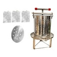 thumbnail image 3 of Máquina trituradora de miel de acero inoxidable ligera y multifuncional. 3 mallas de filtración, 3 of 9