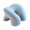 Blue, variant on Eolstice Desk Nap Pillow, Foam Sleeping Office Lunch Break Cushion, Lying Down Rest Mat for Home Office Desk, Comfortable Travel Nap Pillow for Car Office