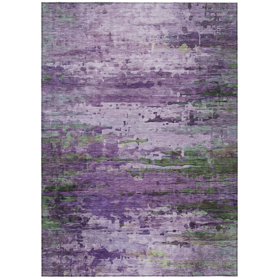 Dalyn Rugs Machine Washable Indoor/Outdoor Chantille ACN2035 Purple 2'6" x 3'10" Rug