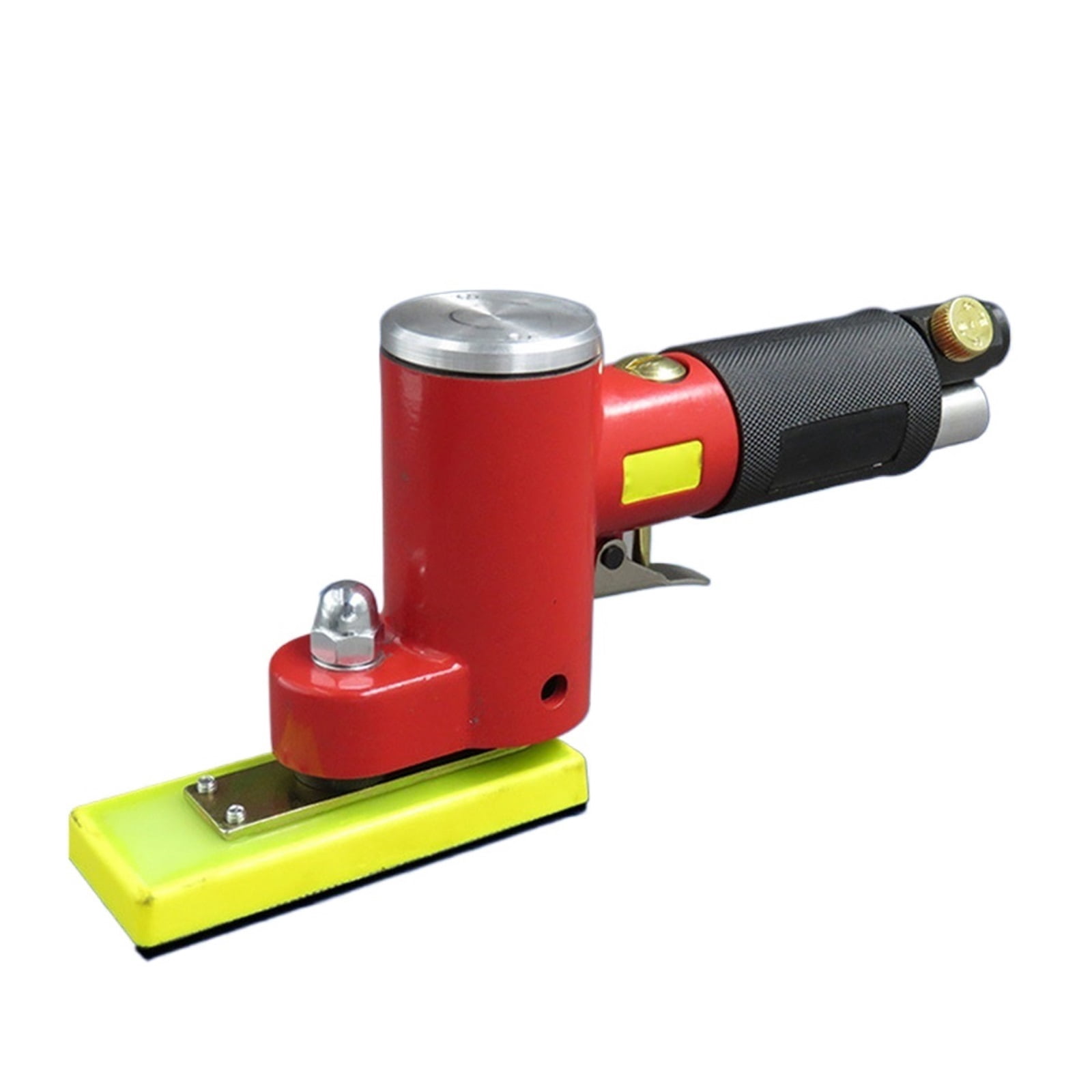 Mini Straight Line Air Sander with Sanding/ Rubber/Iron Pad Random Orbital Pneumatic Sander Air-operated Handheld Polisher Waxer
--------
,Low Vibration