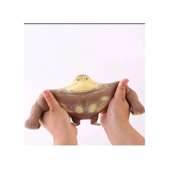 Juguete antiestrés Gorilla, grande, seguro de látex
