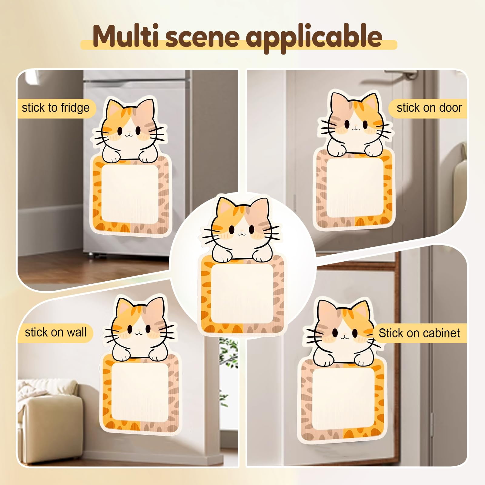 Wall Mounted Cat Scratcher, 2026 New Cat Scratching Pad for Indoor Kitten, 31.5" X 19.68" Cat Scratch Pad Wall for Indoor, for Couch, Bedroom, Home Use