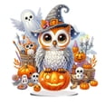 thumbnail image 2 of Adornos Acrílicos Golden Retriever Halloween Con Forma Especial, 2 of 7