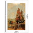 thumbnail image 5 of Art.com Autumn Hills III Art Print by Silvia Vassileva, White Frame Wall Art, 21" x 29", 5 of 5