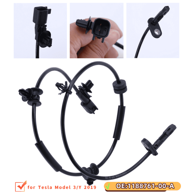 FENGXIH Front Wheel Speed ABS Sensor Left or Right fit for Tesla Model 3/Y 2019 Replace 1188761-00-A