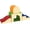 multicolor, variant on SweHouse 4pcs Multicolor Soft Foam Playground Climbers, PU Leather Toddler Activity Blocks for Climb Crawl Slide, Developmental Baby Play Set