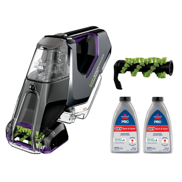 BISSELL - Portable Carpet Cleaner - Pet Stain Eraser PowerBrush - Handheld - Grab and Go Cordless Convenience with Powerful Motor