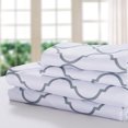 thumbnail image 5 of Duvet Cover Set 1800 Count Ultra Soft - Microfiber Duvet Set of 3 Pieces (White/Grey, King/California King) - Hypoallergenic Duvet Cover - Lux Decor Collection, 5 of 5